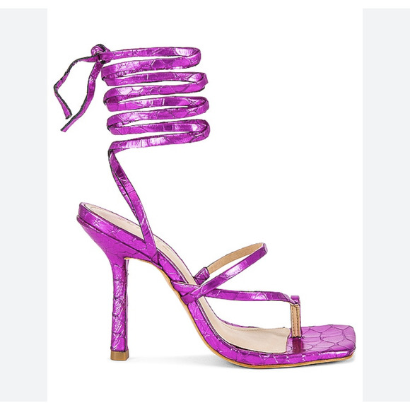 Revolve strappy heel fucshia NWT - Picture 3 of 6
